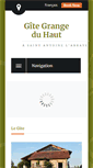Mobile Screenshot of gite-grange-du-haut.com